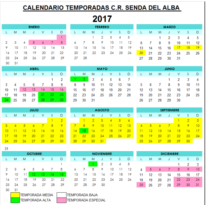 calendario calendario